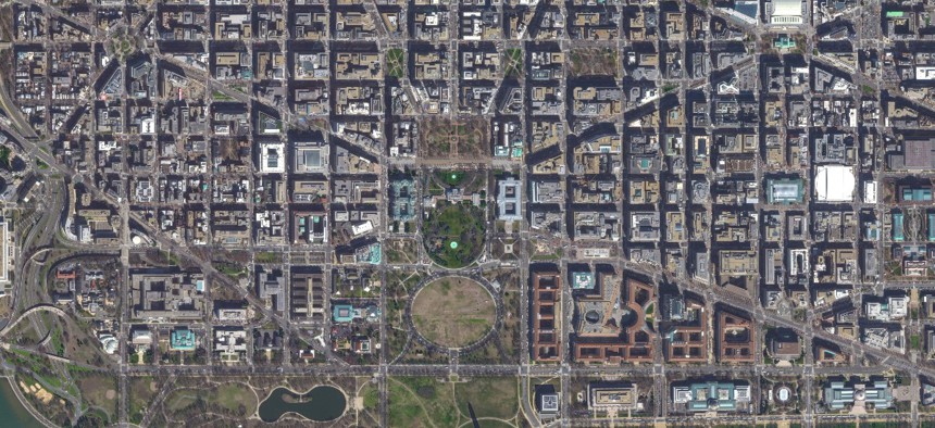Maxar satellite imagery of Washington, D.C.
