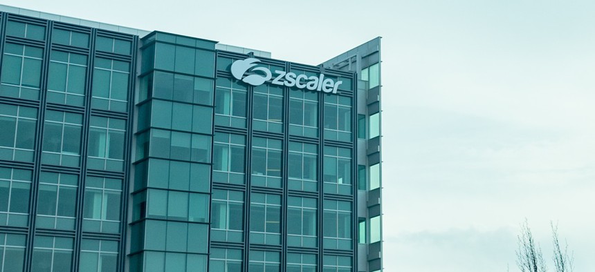 A Zscaler building in Santa Clara, California.