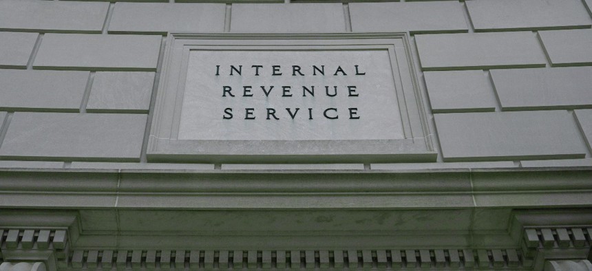 The IRS' headquarters in Washington, D.C. as seen in February.