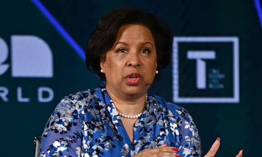 Toni Townes-Whitley speaks onstage at the 10th Anniversary Women In The World Summit - Day 2 at David H. Koch Theater at Lincoln Center on April 11, 2019 in New York City.