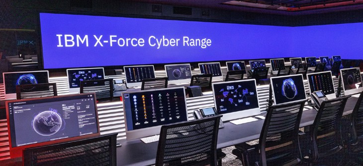 The interior of IBM's X-Force Cyber Range in Washington, D.C.
