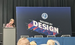 CISA Director Jen Easterly talks "secure by design" at RSA Conference in San Francisco on May 8, 2024