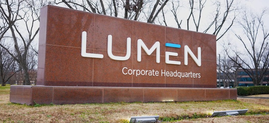 Signage at Lumen's corporate headquarters in Monroe, Louisiana.