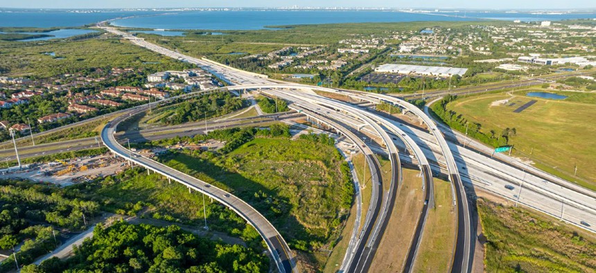 The Gateway Expressway and I-275 Interchange in Florida, a project BCC is the lead designer and team manager for.