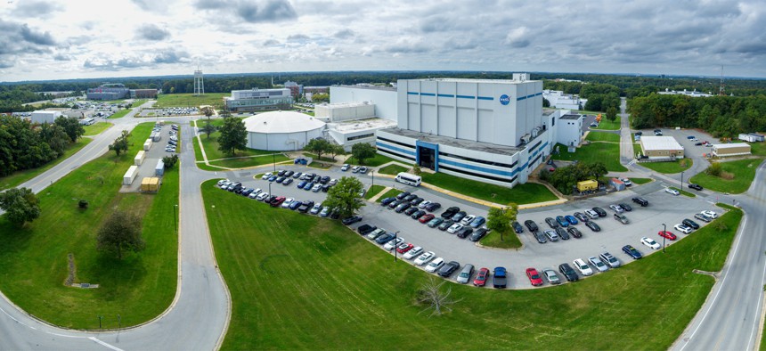 The Goddard Space Flight Center in Greenbelt, Maryland.