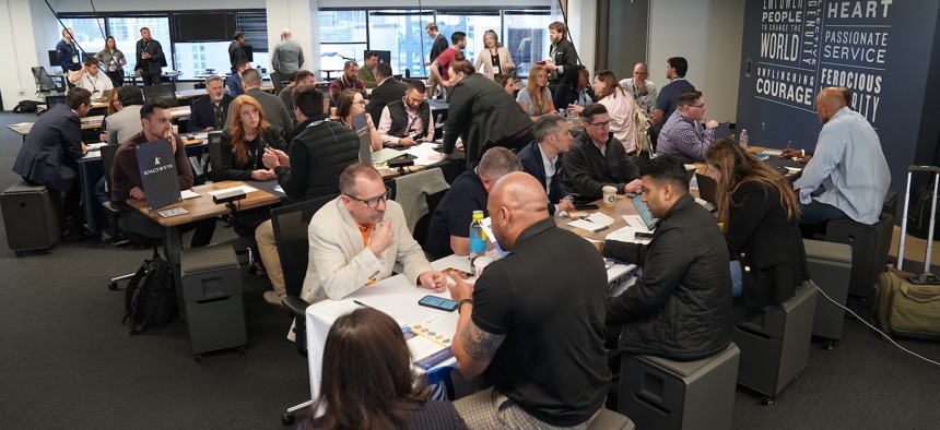 Open office hours at Capital Factory House, Austin, Texas, March 9, 2025.
