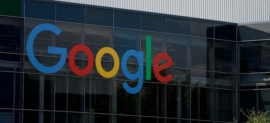 Google's corporate headquarters in Mountain View, California.