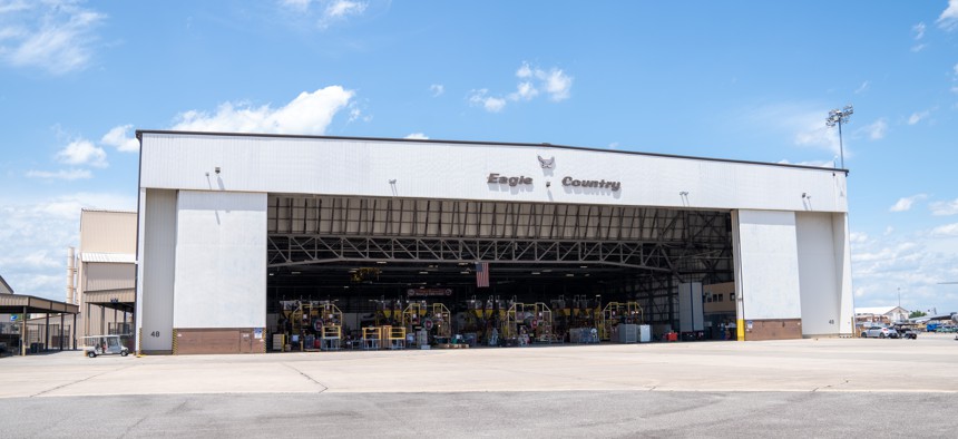 The 561st Aircraft Maintenance Squadron working at Robins Air Force Base in Georgia.
