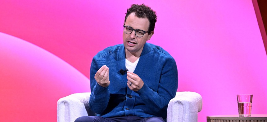 Anthropic Co-founder and CEO Dario Amodei speaks at the "How AI Will Transform Business in the Next 18 Months" panel during INBOUND 2025 Powered by HubSpot at Moscone Center on September 04, 2025 in San Francisco, California. 