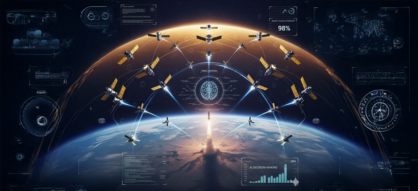 With an intercept window of just three minutes, Artificial Intelligence is being pushed as a core component of the ambitious space-based system.