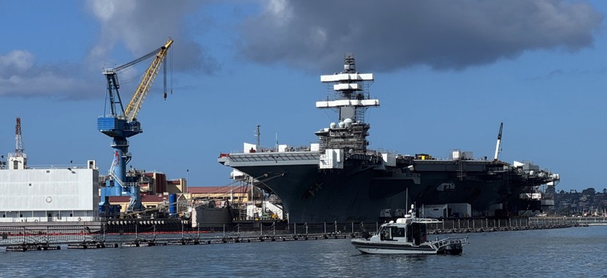 Shipwork in San Diego, January 2025.