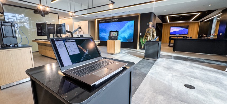 A view inside GDIT's Mission Emerge Center in Springfield, Virginia.