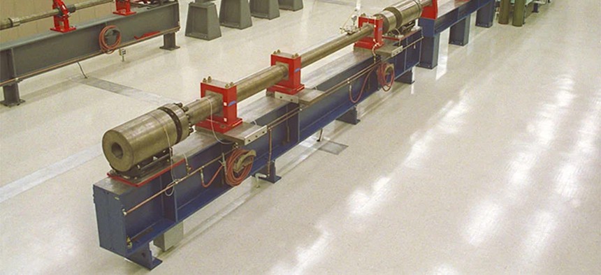 University of Dayton in Ohio, which operates two-stage light-gas gun ranges for hypervelocity testing, received approval to bid on Golden Dome contracts.