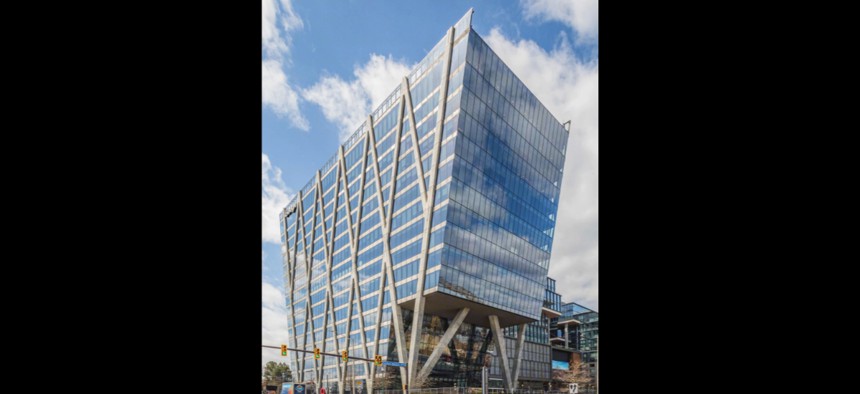 The Reston Station site where Amentum plans to base its future corporate headquarters.