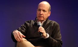 Enabled Intelligence's founder and leader Peter Kant speaking at the SmallSat Symposium on Feb. 10.