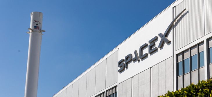 SpaceX's corporate headquarters in Hawthorne, California.