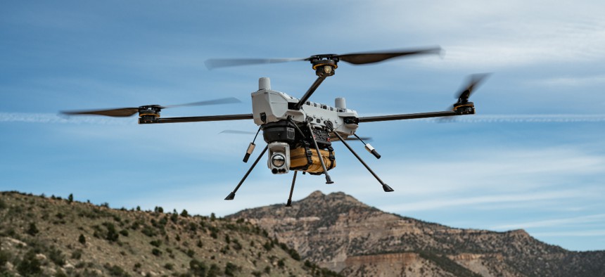 PDW's C100 small uncrewed aircraft system.