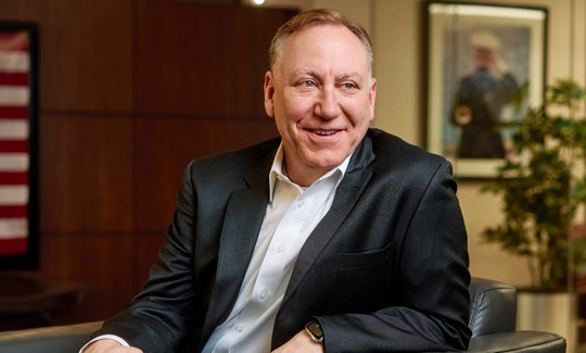 Leonardo DRS' chief executive John Baylouny.