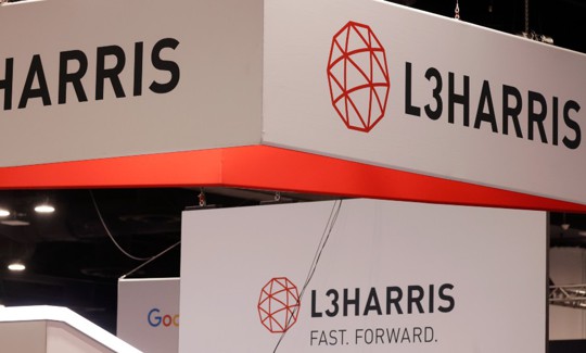 L3Harris Technologies signage at Special Operations Forces Week in May in Tampa, Florida.