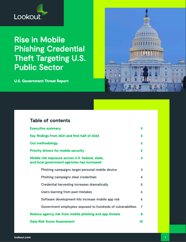 Rise In Mobile Phishing Credential Theft Targeting U S Public Sector